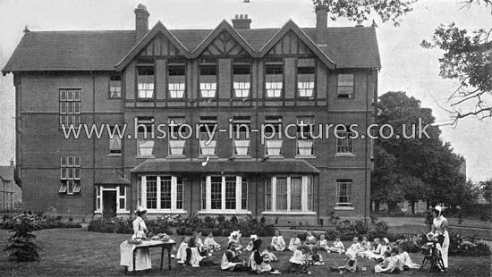 Dr Barnardos, Queen Victoria House, Girls Village Home Barkingside, Ilford, Essex. c.1908